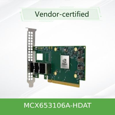 MCX653106A-HDAT-SP Kartu Jaringan Mellanox 200gbe Kecepatan Tinggi Smart Safe