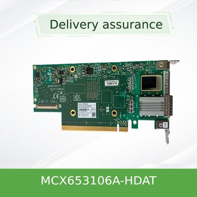 Kartu Jaringan Mellanox ConnectX-6 MCX653106A-HDAT VPI 200Gb/S InfiniBand dan Ethernet