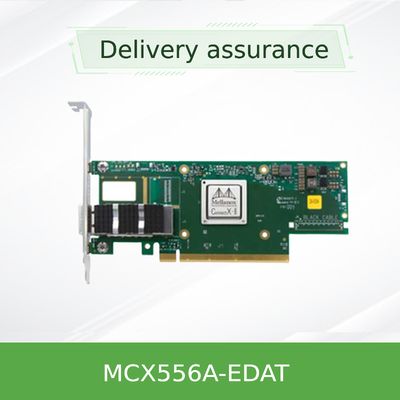 EDR/100GbE VPI Kartu Adaptor Jaringan Mellanox 100gbe Nic MCX556A-EDAT ConnectX-5 QSFP28