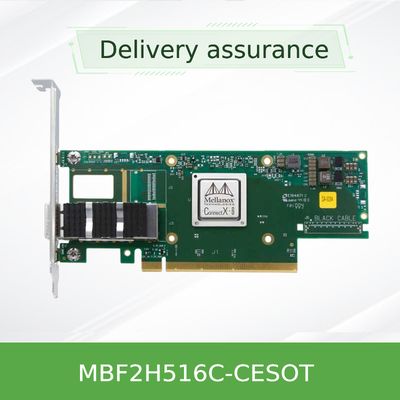 Kartu jaringan Mellanox Bluefield-2 2.75GHz Dpu untuk Manajemen Data Enhanced Mbf2h516c-Cesot