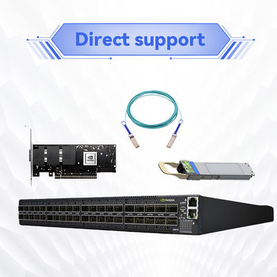 MQM8790-HS2F(920-9B110-00FH-0D0) Sakelar jaringan Mellanox 40 Port Non-Blocking Dikelola Eksternal HDR 200Gb/S InfiniBand Cerdas