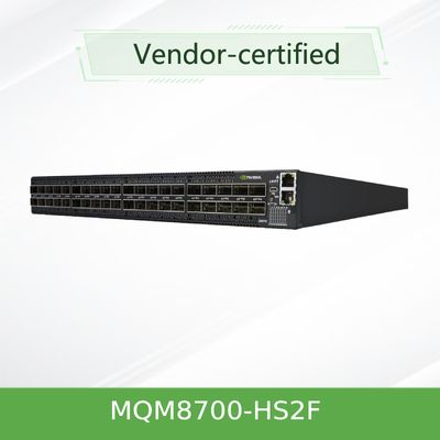 MQM8700-HS2F ((920-9B110-00FH-0MD) Mellanox Quantum Hdr Infiniband network Switch 40 QSFP56 Port
