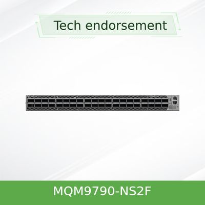 MQM9790-NS2F(920-9B210-00FN-0D0) Mellanox Network Switch P2C Airflow 64 Port NDR 32 OSFP Port Tidak dikelola