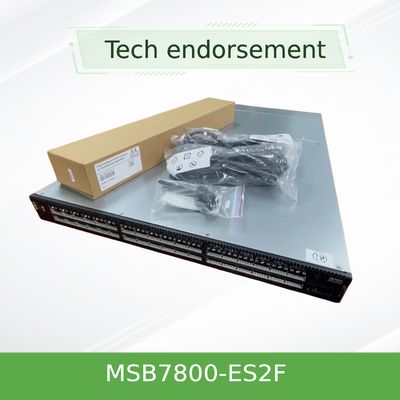 MSB7800-ES2F Mellanox Network Switch-IB 2 Berbasis EDR InfiniBand 1U 36 Port QSFP28