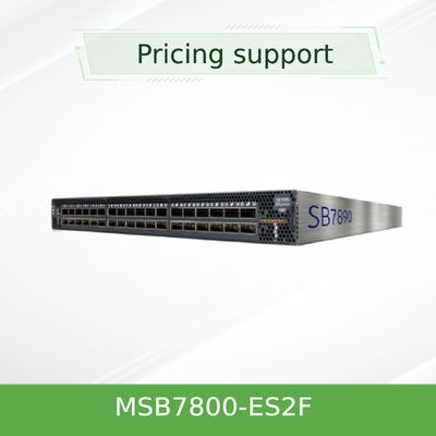 MSB7800-ES2F 36 Port Mellanox Ethernet Beralih Kinerja Tinggi