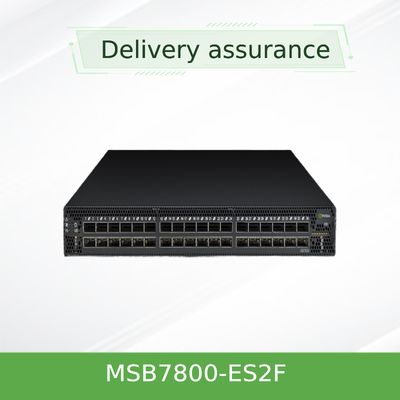Mellanox MSB7800-ES2F InfiniBand EDR 100Gb/S Switch System 36 QSFP28 Pelabuhan 1U