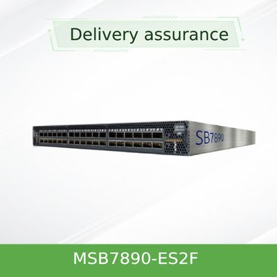 MSB7890-ES2F Mellanox Ethernet Beralih 48 Perangkat Lunak Manajemen Port SFP + Kuat Fleksibel