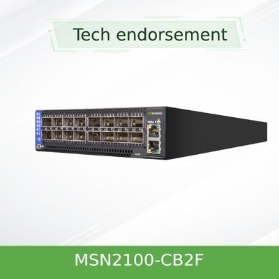 MSN2100-CB2F Sakelar Jaringan Mellanox 100 Gigabit Ethernet GbE