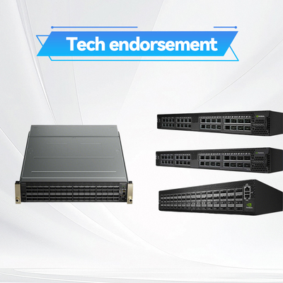 MSN2700-CS2F Mellanox Switch Spectrum Berdasarkan 32 Port 100GbE Open Ethernet Platform