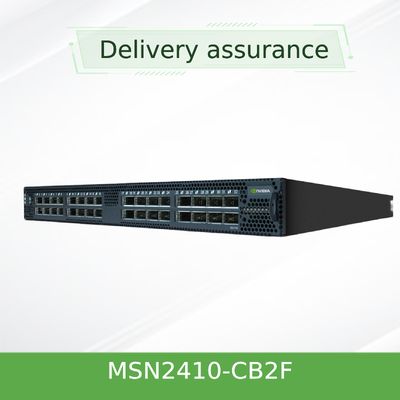 25Gb 100GbE Mellanox Sakelar Jaringan MSN2410-CB2F 1U 48 Port SFP28