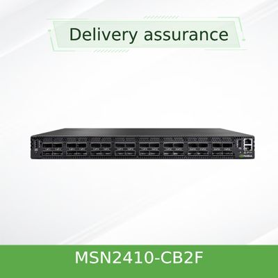 MSN2410-CB2F Mellanox Network Switch Ethernet Dengan Port Onyx 18 SFP28 Dan 4 QSFP28