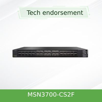 Mellanox Network Switch MSN3700-CS2F 100GbE 1U 2 Sumber Daya (AC)