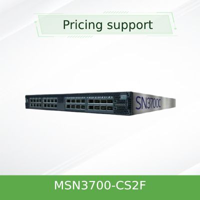 MSN3700-CS2F Spectrum-2 Berbasis 100GbE 1U Switch jaringan mellanox terbuka dengan Port Onyx 32 QSFP28