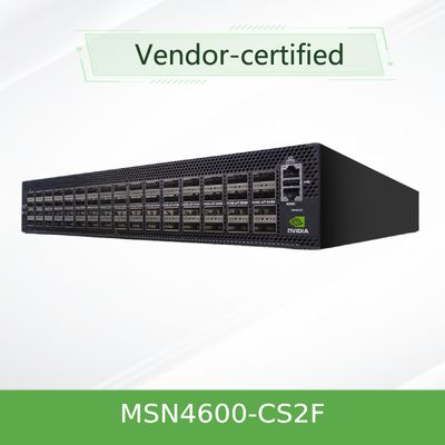 Sakelar Jaringan Mellanox Berbasis Spectrum-3 Sn4600c Sakelar Jaringan Terbuka MSN4600 - CS2F Dengan Onyx