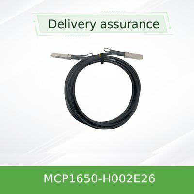 MCP1650-H002E26(980-9I549-00H002) Kabel Mellanox Dac Passive Copper Ib HDR Hingga 200GB/S Qsfp56 2M