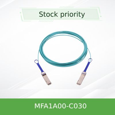 Kabel AOC Mellanox 100GbE Optik Aktif MFA1A00-C030 QSFP LSZH 30m
