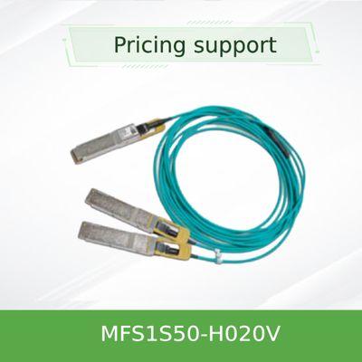 IB HDR MMF Splitter Mellanox AOC Kabel MFS1S50-H020V (QSFP56 Untuk 2xQSFP56)