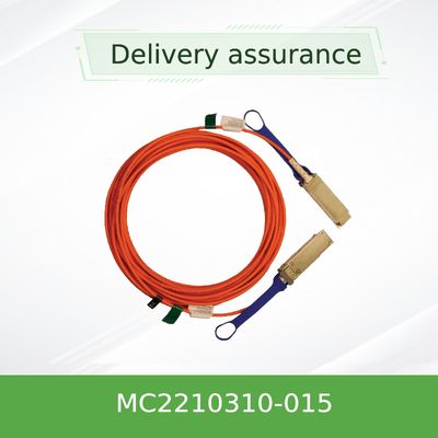 Oranye 40GbE QSFP + Kabel Mellanox DAC Optik Aktif Ethernet MC2210310-015 15M