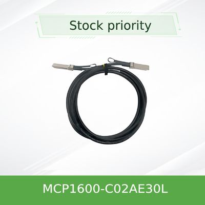 2.5m 100GbE QSFP28 Jaringan Kabel Mellanox DAC MCP1600-C02AE30L