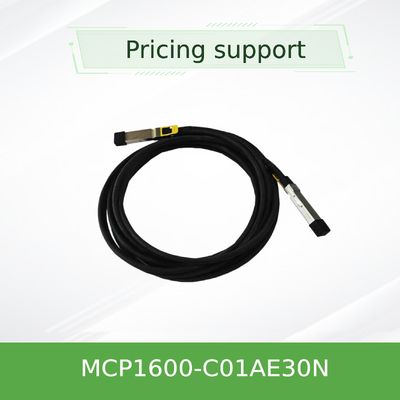 Pasang Langsung Kabel Mellanox DAC MCP1600-C001E30N 100GbE QSFP28 1m