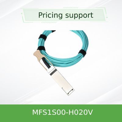 IB 200G 20M QSFP56 Kabel Mellanox AOC MFS1S00-H020V Menghubungkan Server