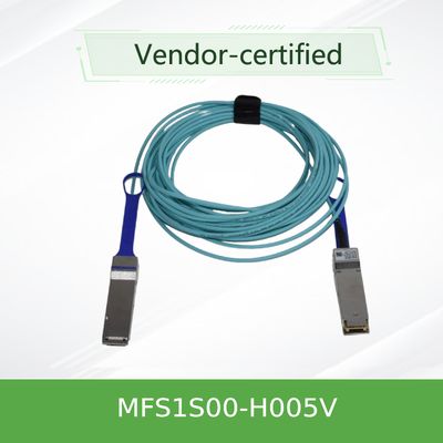 MFS1S00-H005V Mellanox IB Kabel Serat Aktif 5 Meter kabel mellanox AOC