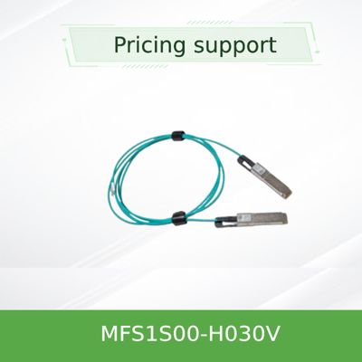 MFS1S00-H030V Mellanox Infiniband Kabel QSFP56 Untuk QSFP56 30m