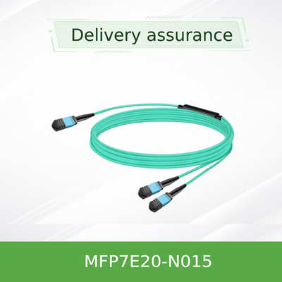 Kabel Mellanox MFP7E20-N015 Multimode MPO-12/APC ke 2x MPO-12/APC Kabel Fiber Pasif, 15m