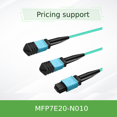Kabel Mellanox MFP7E20-N010 Multimode MPO-12/APC ke 2x MPO-12/APC Kabel Serat Pasif, 10m