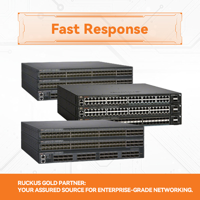 Sakelar RUCKUS ICX 7550-24ZP Multigigabit PoE++ Kepadatan Tinggi dengan Uplink 100G