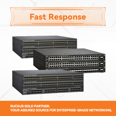 Sakelar Stackable RUCKUS ICX 7550-48 — Multigigabit PoE++ 802.3bt Uplink 100GbE