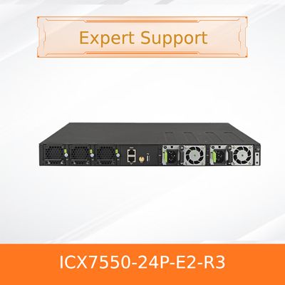 Sakelar Manajemen Jaringan ICX7550-24P-E2-R3 Advanced Ruckus Switch