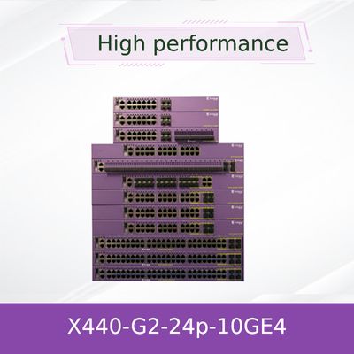 Sakelar Jaringan Ekstrem Seri X440 Sakelar X440-G2-24p-10ge4 Extreme Xos