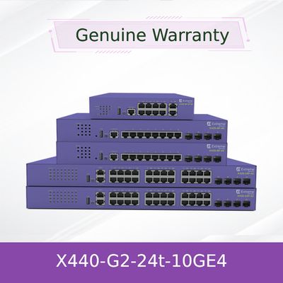 Sakelar Ethernet Extreme Network X440-G2-24t-10ge4 Seri 16532 dengan Fungsi Snmp Extreme Xos