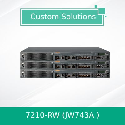 2XCombo 4XSFP 512 AP Pengontrol Nirkabel Aruba Jaringan Aruba 7210-RWJW743A