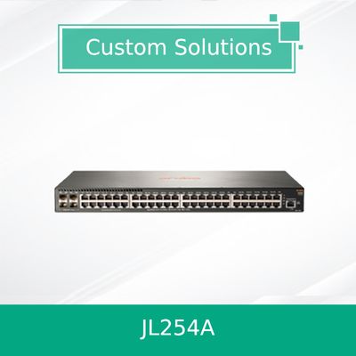 Sakelar Hpe Aruba 2930f 48g dengan 4 Port SFP+ JL254A Baru dan Asli