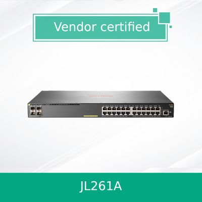 Sakelar Hpe Aruba Networking 2930f 24G Poe+ 4SFP 370W (JL261A) baru dan asli