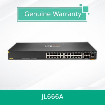 Jl666A 6300f Serial 24X Port 10/100/1000baset Port Poe+ dan 4X 1/10/25/50g Port SFP Switch Ethernet Jaringan