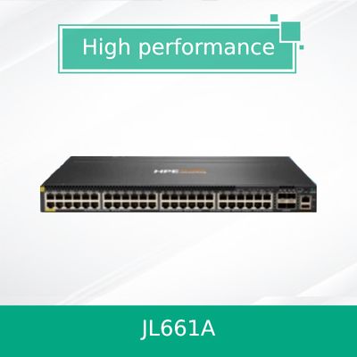 Sakelar Hpe Aruba Networking Cx 6300m 48-Port 1gbe Class 4 Poe dan 4-Port SFP56 (JL661A)