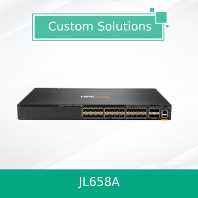 Sakelar Hpe Aruba Networking Cx 6300m 24-Port SFP+ dan 4-Port SFP56 (JL658A)