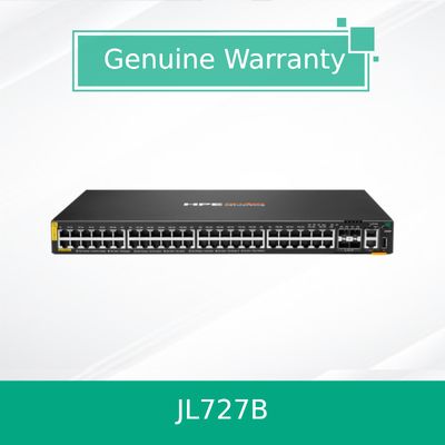Produk Asli 100% Hpe Aruba Networking Cx 6200f 48g Class-4 Poe 4SFP+ 370W Switch (JL727B)