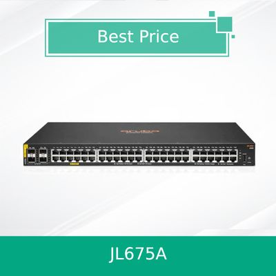Hpe Aruba Networking Cx 6100 48g Class4 Poe 4SFP+ 370W Switch (JL675A) Baru dan asli
