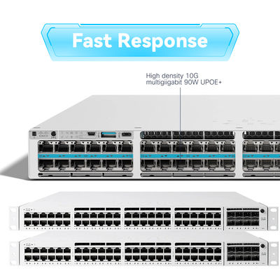 Industrial Network Switch C9200L-48p-4X-a Switch Jaringan Cisco Baru di Stok C9200L-48p-4X-a