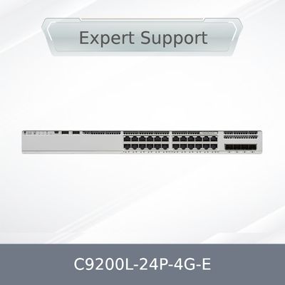 C9200L-24p-4G-E Cisco Catalyst 24 Port Poe Layer3 Managed Gigabit Ethernet 4 Port SFP Switch Jaringan Stackable C9200L-24p-4G-E