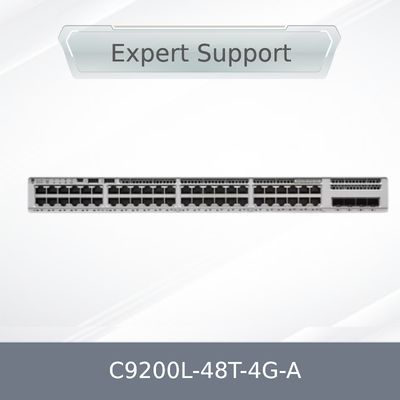 Merek Original Cisco C9200L-48t-4G-a C9200L Seri 48 Port Network Switch