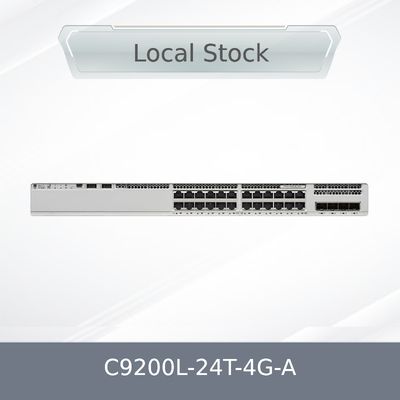 Baru Asli Pabrik Disegel C9200L-24t-4G-a 9200L 24-Port Poe+ 4G Network Advantage Sakelar Cisco C9200L-24t-4G-a