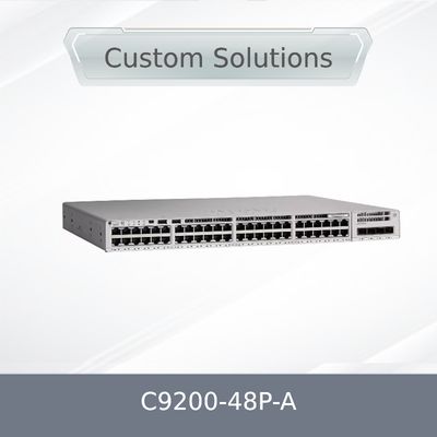 Sakelar Jaringan Advantage Poe+ 48-Port C9200 Series C9200-48p-a Cisco Berkualitas Tinggi