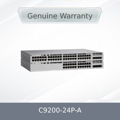 New Original C9200-24p-a 24-Port Poe+ Switch dengan Keuntungan Jaringan