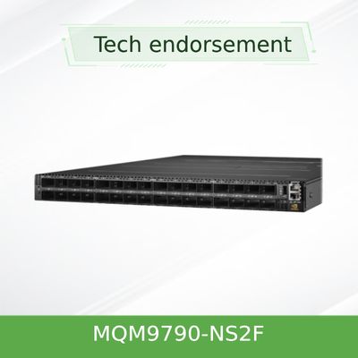 Sakelar InfiniBand NVIDIA Quantum MQM9790-NS2F 400G 64-Port Eksternal Terkelola