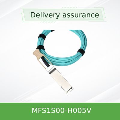 Kabel Optik Aktif QSFP56 200Gb/s NVIDIA MFS1S00-H005V - 5m Kartu Jaringan Pusat Data Kecepatan Tinggi